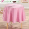 Tischdecke mit Fleckschutz pink Ø140cm