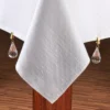 Tischdecken-Clips mit Facettenschliff 4er-Set