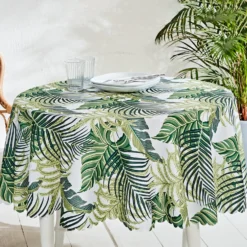 Tischdecke "Palmwedel", Ø160cm