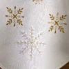 Tischdecke "Schneeflocken" Ø 160 cm Eldo