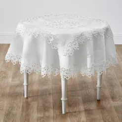 Tischdecke "Spitze", Ø 160 cm Eldo