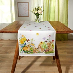 Tischläufer Osterhasen, 40x140cm