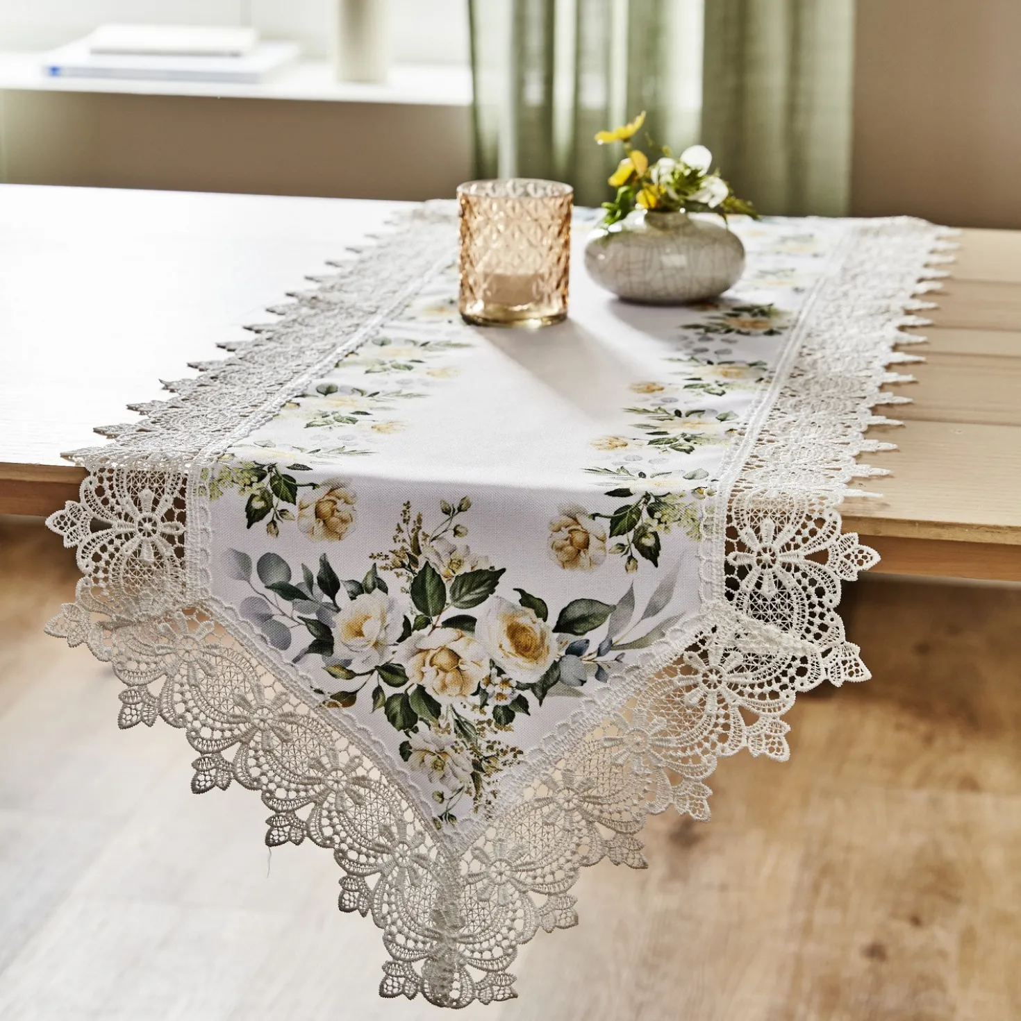 Tischläufer "Rosenranke" 40x120 cm Eldo