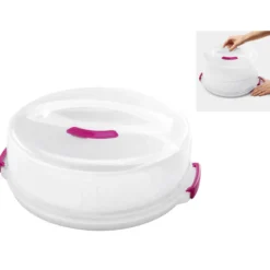 Tortenbehälter höhenverstellbar Ø 30 cm METALTEX