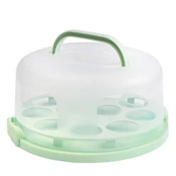Torten-Transportbox 3-in-1 für Kuchen, Cupcakes & Knabbereien