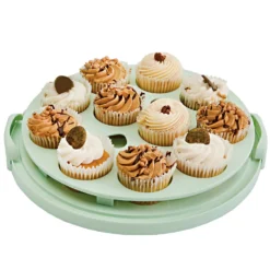 Torten-Transportbox 3-in-1 für Kuchen, Cupcakes & Knabbereien