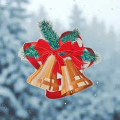 Türaufkleber "Weihnachtsglocken"
