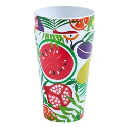 Trinkbecher "Karibik" 2er-Set Basilico