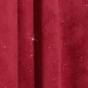 Türvorhang Samt mit Gold-Glitter rot Eldo