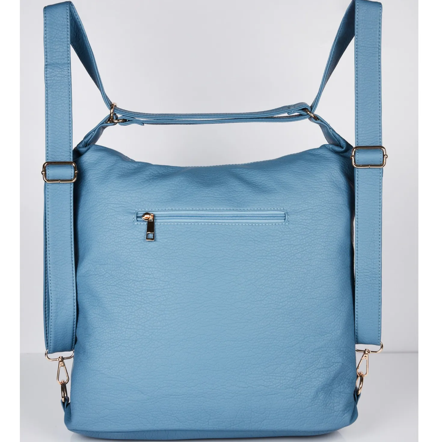Umhängetasche "Anika" 2-in-1 Rucksack hellblau Amélie di Santi