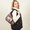 Umhängetasche "Tara" 2-in-1 Rucksack bronze-metallic