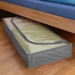 Unterbett-Kommoden grau, 2er-Set