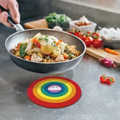 Untersetzer "Regenbogen" 2er-Set Basilico