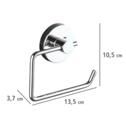 Vacuum-Loc® Toilettenpapierhalter „Milazzo“ mit 2 Haken, 3-tlg. WENKO