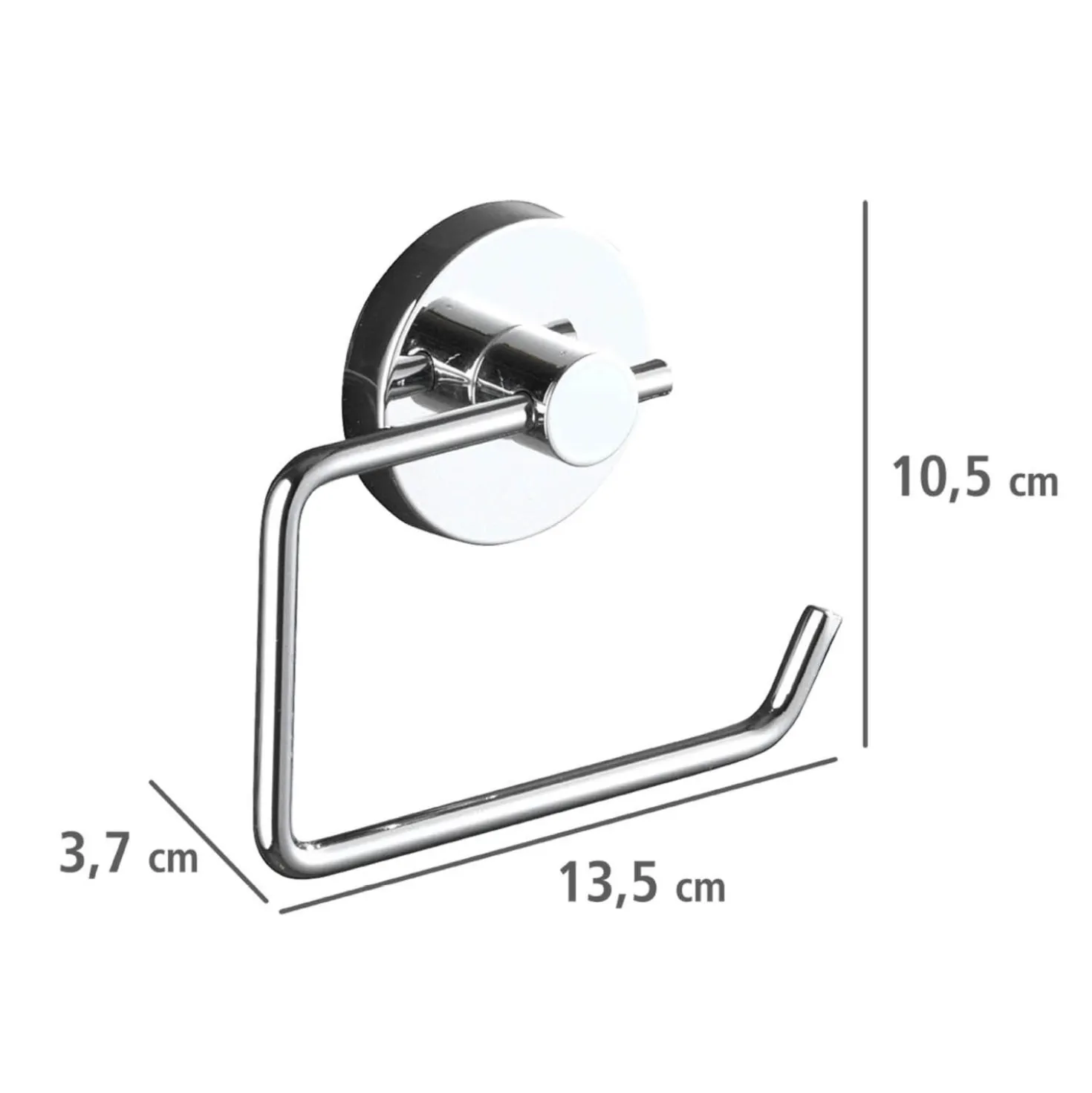 Vacuum-Loc® Toilettenpapierhalter „Milazzo“ mit 2 Haken, 3-tlg. WENKO