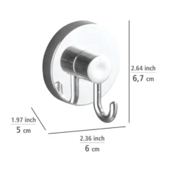 Vacuum-Loc® Toilettenpapierhalter „Milazzo“ mit 2 Haken, 3-tlg. WENKO