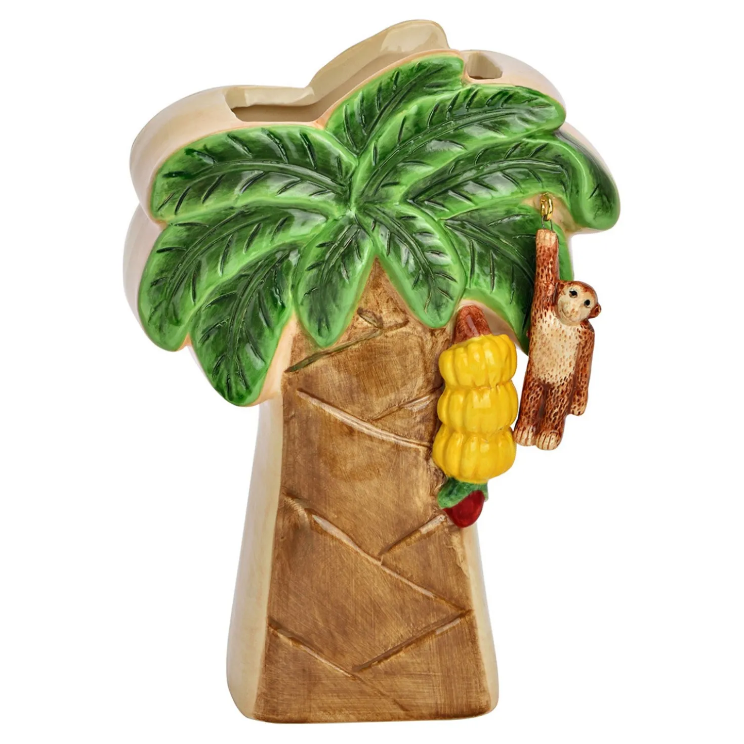 Vase "Baum mit Banane & Affe"