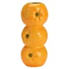 Vase Orange stehend aus Keramik