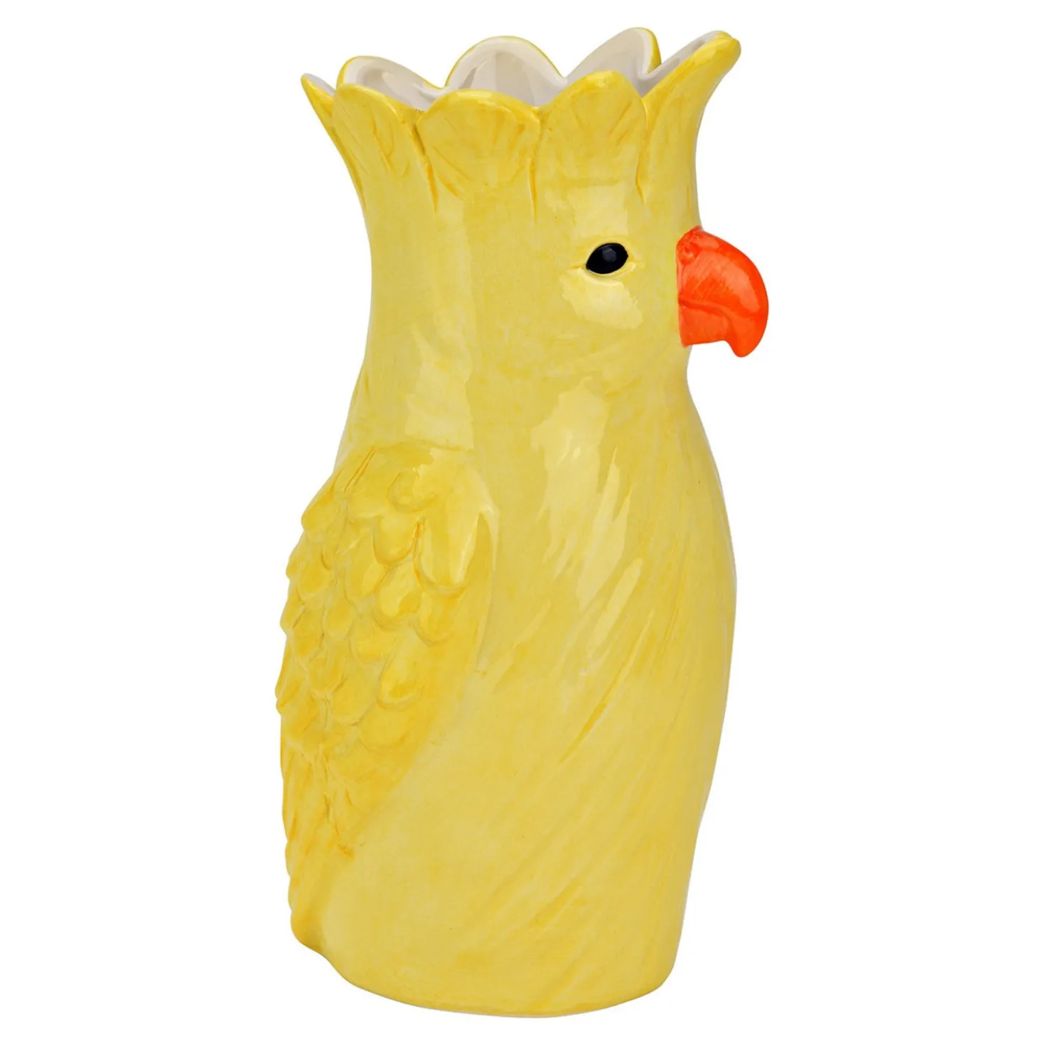 Vase "Papagei" gelb