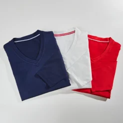 V-Ausschnitt-Shirts Amélie di Santi 3er-Set