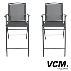 VCM Bartischset "Garlos" 3tlg. Schwarz