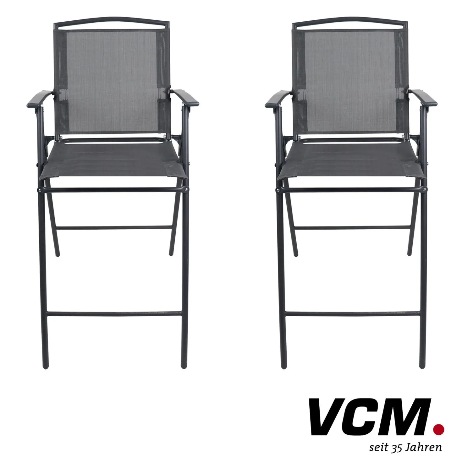 VCM Bartischset "Garlos" 3tlg. Schwarz