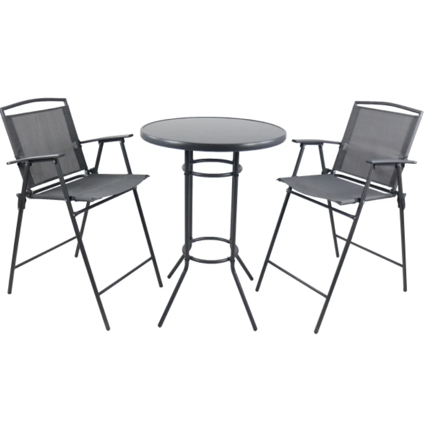 VCM Bartischset "Garlos" 3tlg. Schwarz