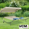 VCM Doppelliege Gartenliege "Bindox" Creme