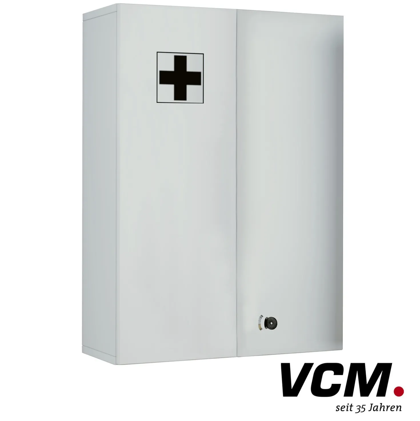 VCM Medizinschrank "Medasa XL" Weiß