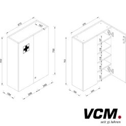 VCM Medizinschrank