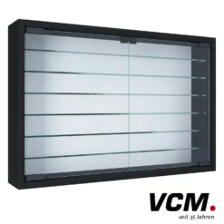 VCM Vitrine "Mandosa XL" Schwarz