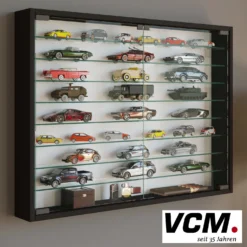 VCM Vitrine "Mandosa XXL" Schwarz