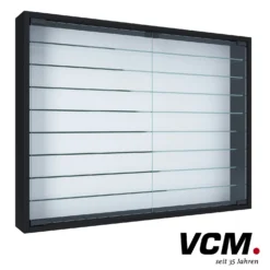 VCM Vitrine "Mandosa XXL" Schwarz