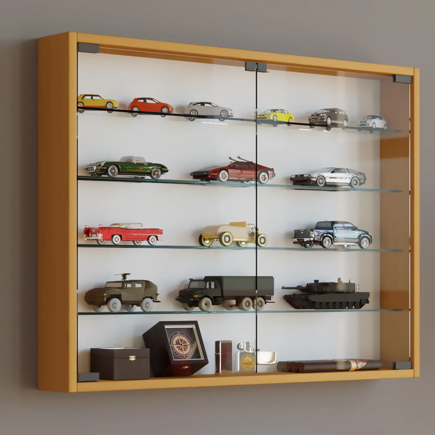 VCM Wandvitrine "Mandosa L" Buche