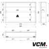 VCM Wandvitrine "Mandosa M" Buche