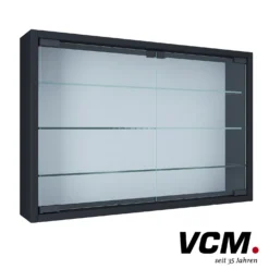 VCM Wandvitrine "Mandosa M" Schwarz