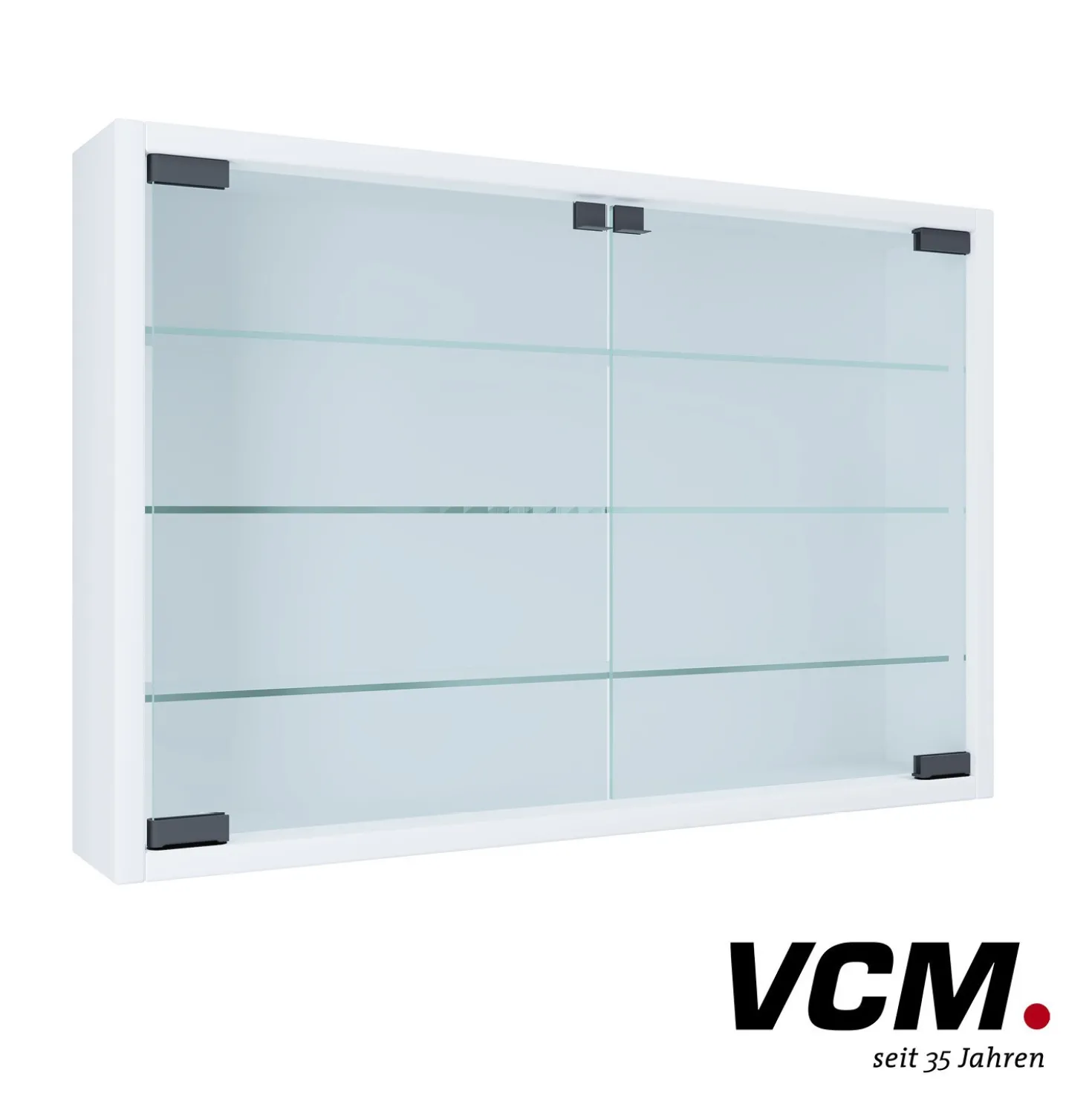 VCM Wandvitrine "Mandosa M" Weiß