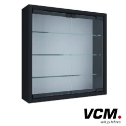 VCM Wandvitrine "Mandosa S" Schwarz
