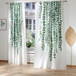 Vorhang Eukalyptus 140 x 230 cm