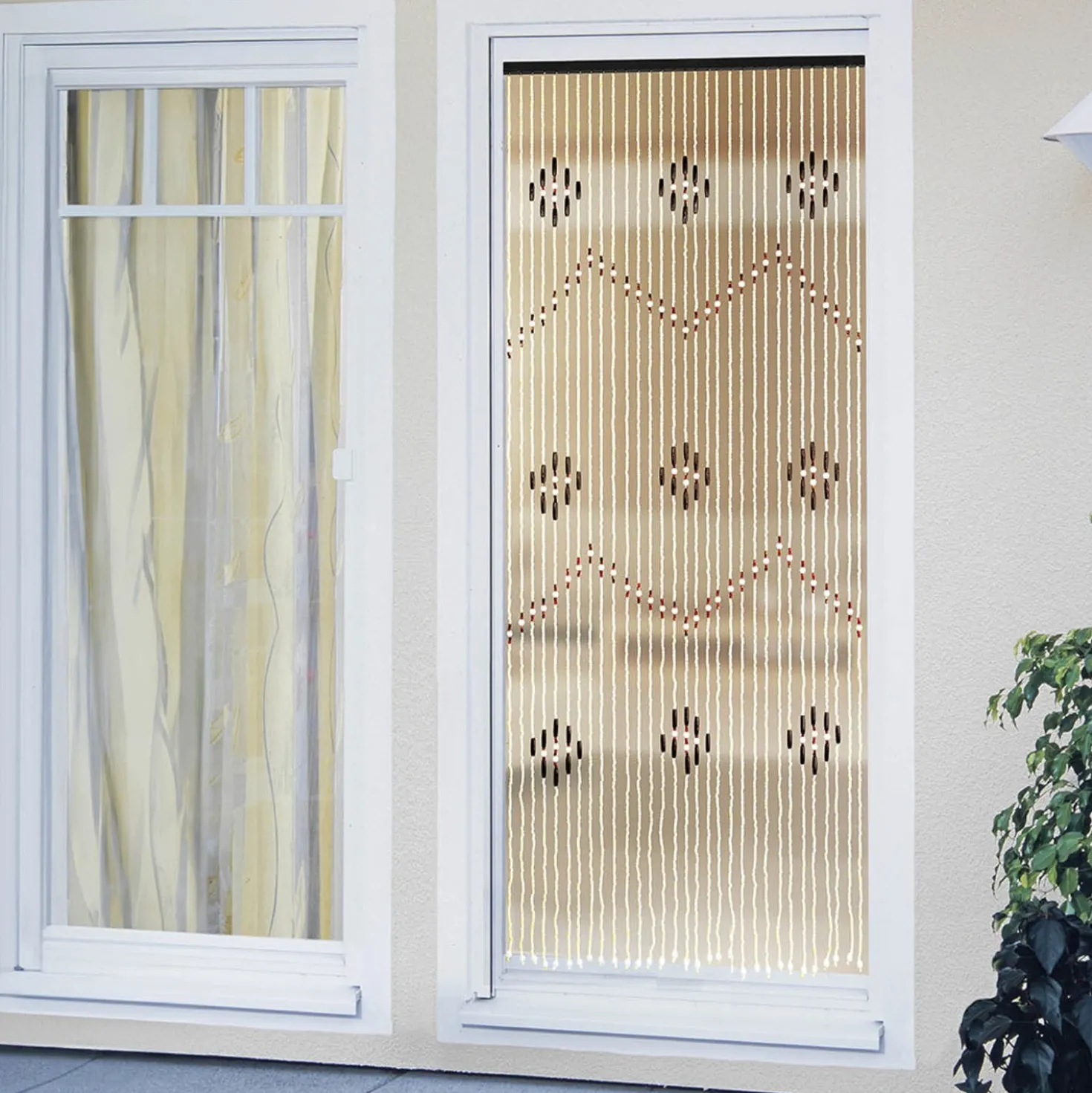Vorhang Holzperlen 90×200 cm MAXIMEX