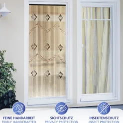 Vorhang Holzperlen 90×200 cm MAXIMEX