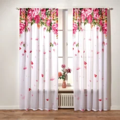 Vorhang "Rosen" 230 x 140 cm Eldo