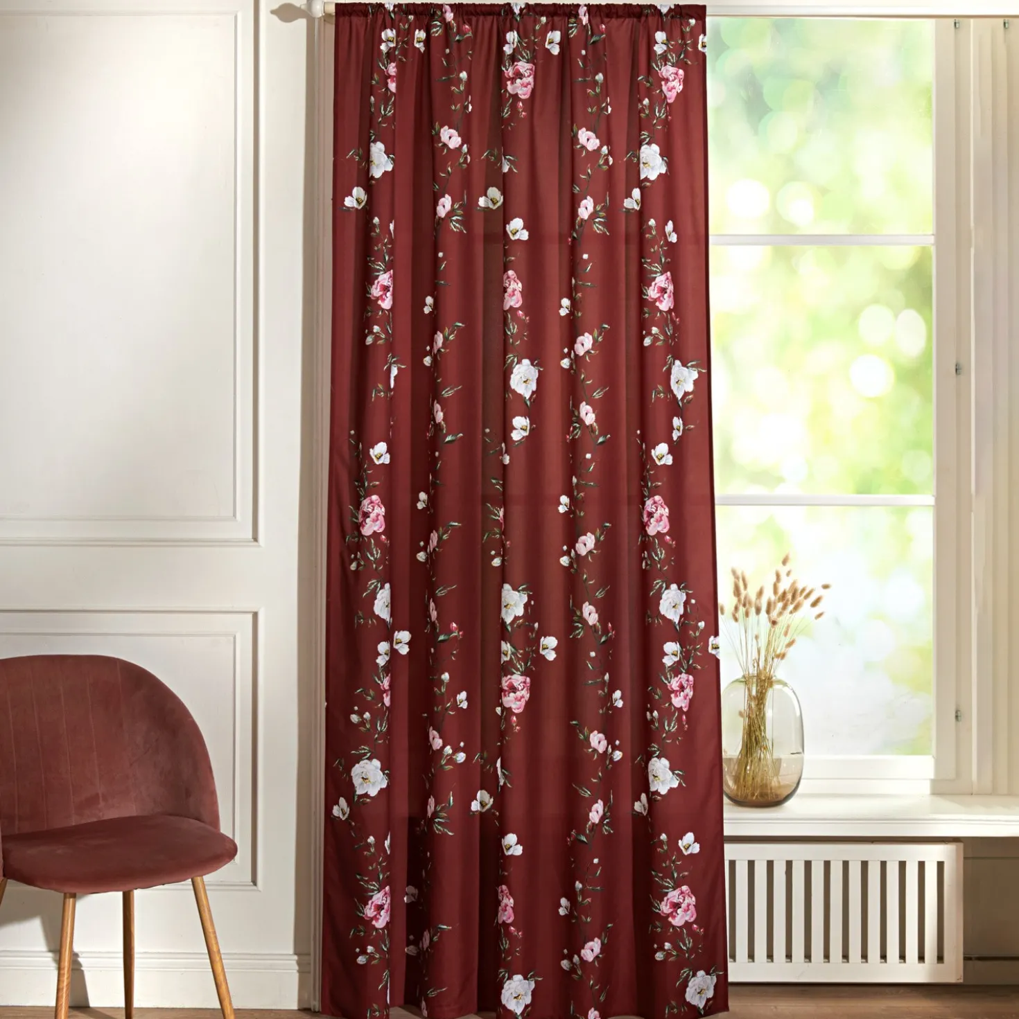Vorhang Vlavia burgund 140x230 cm