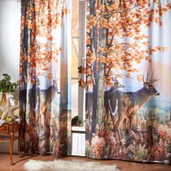 Vorhang "Waldszene", 140 x 220 cm Casa Bonita