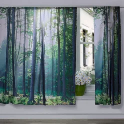 Vorhang "Wald", 140x140 cm