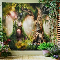 Wandbehang „Verzauberter Wald“ für Draußen Gainsborough