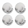 Wandhaken „Rondo“, 4er Set, Edelstahl matt WENKO