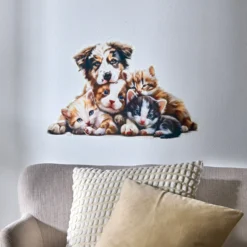 Wandsticker "Hunde & Katzen" Eldo
