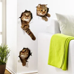 Wand-Sticker "Katzen", 3er-Set