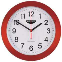 Wanduhr rot-weiß Bergström
